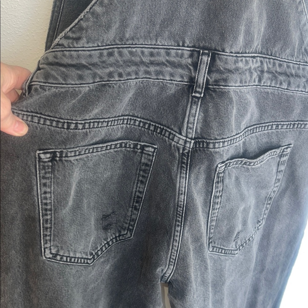 Superdry Black Denim Overalls Size 10 - Picture 7 of 8
